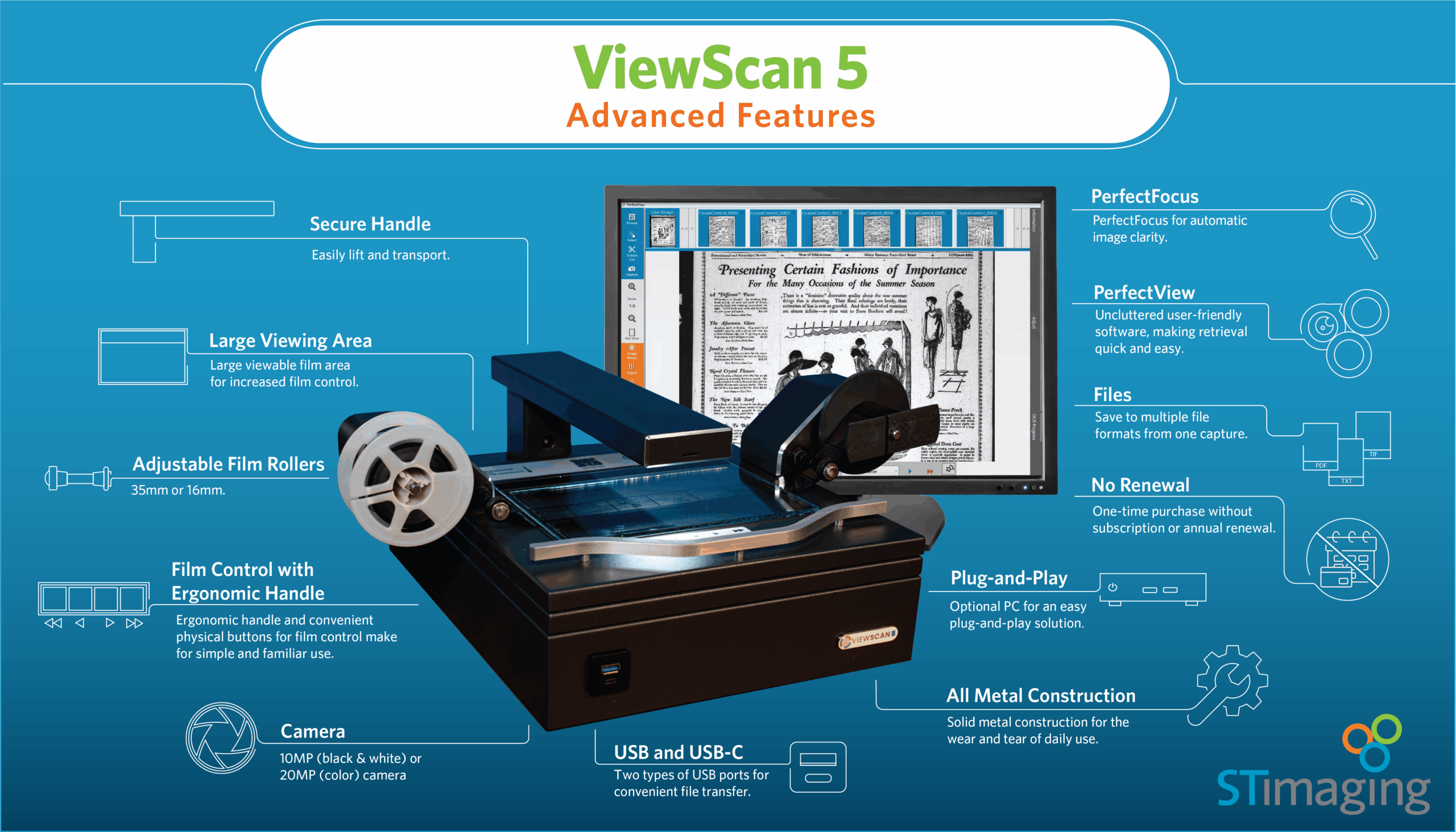 ViewScan 5 advanced features and workflow tools